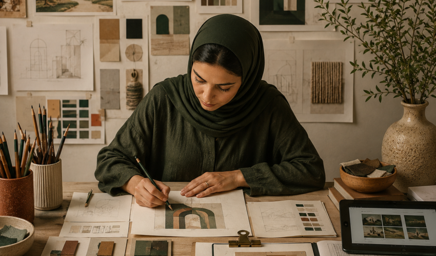 غلاف دورة من الفكرة إلى المحفظة الفنية